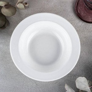 Тарелка глубокая, 200 мл, d=15 см, цвет белый