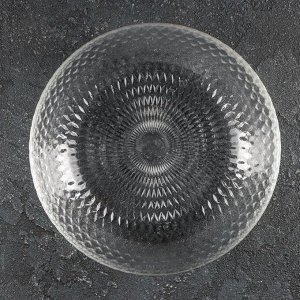 Тарелка глубокая «Идиллия», d=18 см, цвет прозрачный