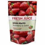 Fresh Juice Жидкое крем-мыло (дой-пак) Клубника и гуава Strawberry &amp; Guava, 460 мл