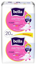 Прокладки гигиенические Bella Перфекта Ультра Розовая 20 шт.