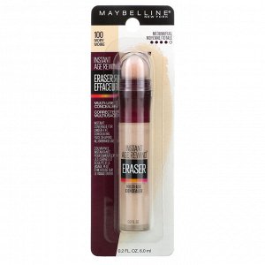 Maybelline, Instant Age Rewind, Eraser, Multi-Use Concealer, 100 Ivory, 0.2 fl oz (6 ml)