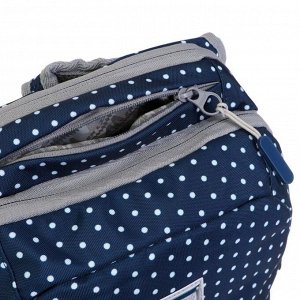 Рюкзак молодёжный, Merlin, 43 x 32 x 18 см, эргономичная спинка, синий