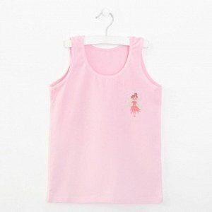 Майка для девочки, цвет розовый, рост 134-140 см (9-10)