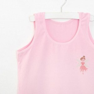 Майка для девочки, цвет розовый, рост 134-140 см (9-10)