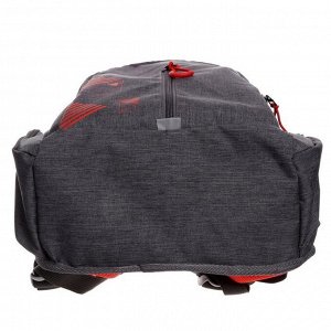 Рюкзак молодёжный, Luris «Тод», 42 х 30 х 16 см, эргономичная спинка, серый