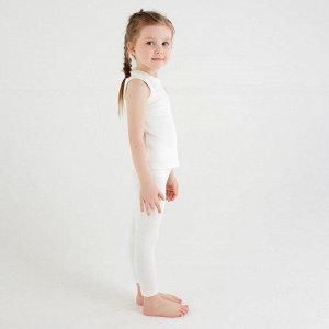 Майка детская MINAKU: Home collection kids цвет белый, рост 104 см