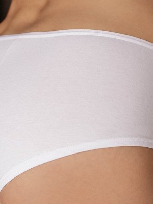 LUI et ELLE EC0535 blanc Трусы женские шорты из мягкого экологичного хлопка