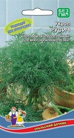 Укроп Русич (Марс) СЕЛЕКЦИЯ ВНИИССОК Новинка! (среднеспелый,растение компактное,облиственное.зелень нежная,с сильным ароматом.универсальная)