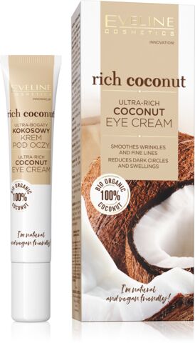 RICH COCONUT Богатый питательный кокосовый крем для кожи вокруг глаз 20мл (*10)