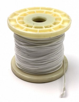 Плетеный шнур (1м, 1.4мм, белый, плетенка)