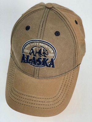 Бейсболка Бейсболка Alaska из бежевой плотной ткани  №5213