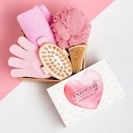 Подарочный набор &quot;Enjoi the moment&quot; полотенце 30х60 см и банные акс.