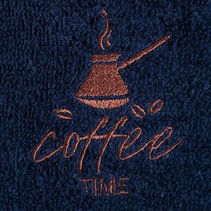 Набор кухон. Coffee time в корзинке: полотенце, прихватка, лопатка