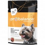ProBalance ADULT SMALL&amp;MEDIUM Immuno Protection Корм консервированный для взрослых собак малых и средних пород, пауч 85 гр 1/25