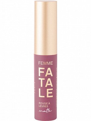 1235180    /VS Устойчивая жидкая матовая помада для губ "Femme Fatale" тон 07, сливовый