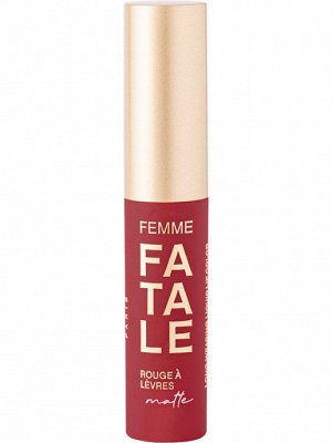 1235191    /VS Устойчивая жидкая матовая помада для губ "Femme Fatale" тон 15,теплый красный