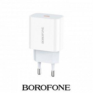 Сетевое зарядное устройство Borofone Speedy Type-C PD20W