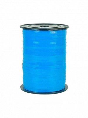 Лента полипропилен лаковая 0,5 см х 250 ярд цвет голубой 25