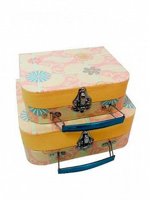 Коробка картон 17,5 х20 х8 см набор 2 шт чемодан 311