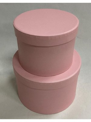 Коробка картон 15,5 х10/12,5 х9,5 см набор 2 шт Малышки цвет розовый W7866-pink