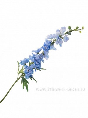 Дельфиниум 91 см цветок искусственный цвет синий JS-1002-6