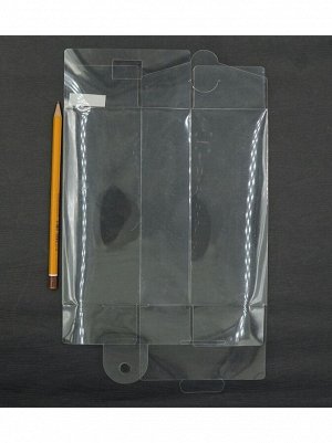Коробка складная 18,5 х12 х7 см прозрачный пластик HS-5-11