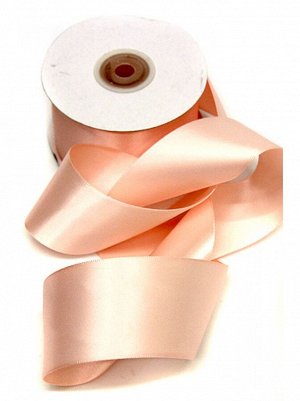 Лента шелк 5 см х20 м 50/62 цвет лепесток персика