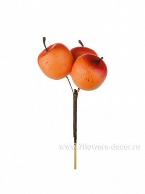 Яблоки на вставках 3 х 4 х 50 см увет оранжевый