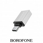 Адаптер-переходник Borofone BV3 USB-A 3.0 / Type-C