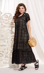 Платье Vittoria Queen 13943 черный/телесный