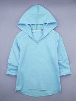 Рубашка-туника детская пляжная, голубой