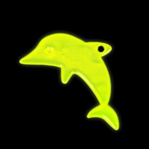 Светоотражающий элемент «Дельфин», 7 ? 5,2 см, цвет МИКС