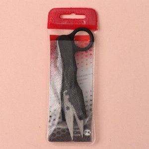 Ножницы для обрезки нити, 12 см, цвет чёрный