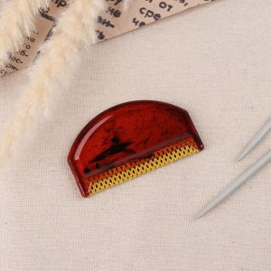 Арт Узор Щётка для удаления катышков, 7,5 x 4,5 x 0,5 см, цвет МИКС
