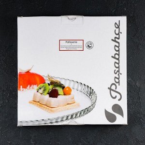 Блюдо сервировочное Patisserie, d=24 см, цвет прозрачный
