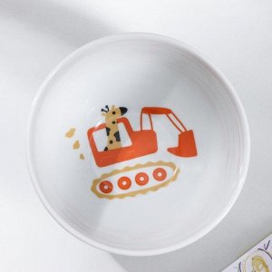Набор посуды «Жираф Неу», 3 предмета: кружка, тарелка, тарелка глубокая