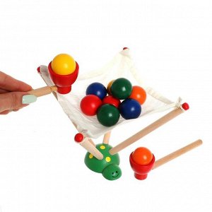 Деревянная игрушка «Вылови шарик», 7,5 x 9,5 x 16,5 см