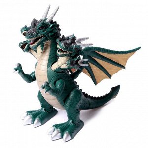 Динозавр «Дракон», работает от батареек, свет и звук, МИКС
