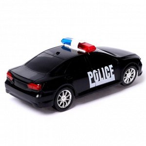 Машина «Полиция», работает от батареек, свет и звук