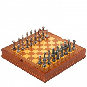 СИМА-ЛЕНД Шахматы сувенирные, &quot;Классика&quot; h короля=7.8 см, h пешки=5.4 см. d=2 см, 36 х 36 см