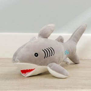 Мягкая игрушка «Акула», маленькая, 35 см, БЛОХЭЙ, цвета МИКС