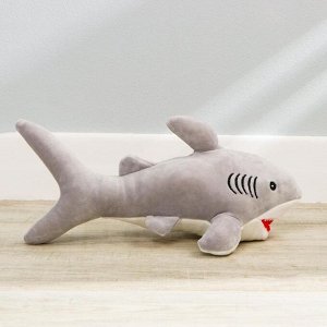 Мягкая игрушка «Акула», маленькая, 35 см, БЛОХЭЙ, цвета МИКС