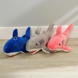 Мягкая игрушка «Акула», маленькая, 35 см, цвета МИКС