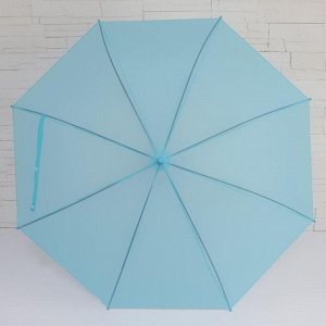 Зонт - трость полуавтоматический «Пастель», 8 спиц, R = 46 см, цвет МИКС