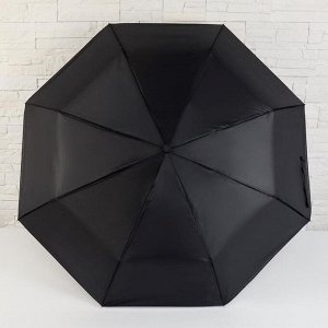 Зонт механический «Однотонный», 3 сложения, 8 спиц, R = 48 см, цвет МИКС