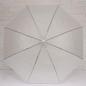 Зонт - трость полуавтоматический «Однотонный», 8 спиц, R = 46 см, цвет МИКС