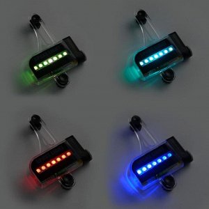 Подсветка для велосипеда, 14 led, 1 led=30 лм, 30 рисунков, 10x2x15 см, 3 ААА