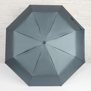 Зонт механический «Металлик», 3 сложения, 8 спиц, R = 48 см, цвет МИКС
