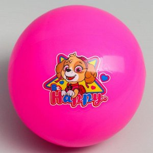 Мяч детский Paw Patrol "Happy", 16 см, 50 гр, цвета МИКС