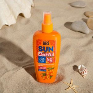 Спрей для безопасного загара SPF 50 Ecolla-BIO "Sun Active", 120 мл